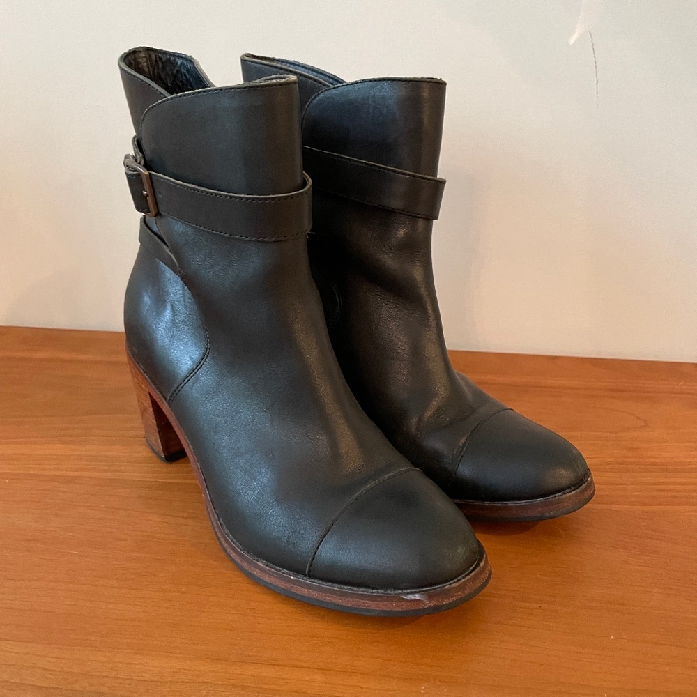 Wolverine 1,000 Mile Black Moto Boot